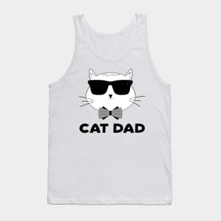 Father's Day Cat Daddy Best Cat Dad Ever Tank Top